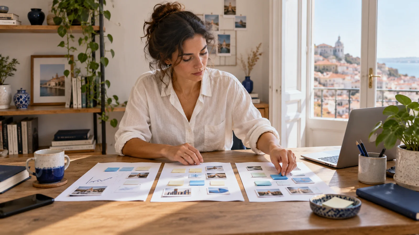 A business owner planning the first months after a website launch.