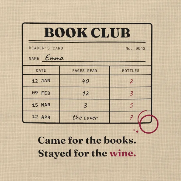 Book Club: Stayed for the Wine