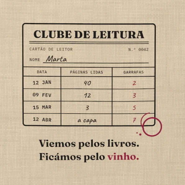Clube de Leitura: Ficámos pelo Vinho