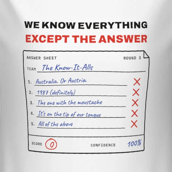 Quiz Team: We Know Everything Except the Answer