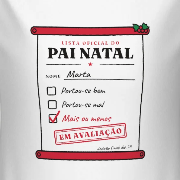 Lista do Pai Natal: Mais ou Menos