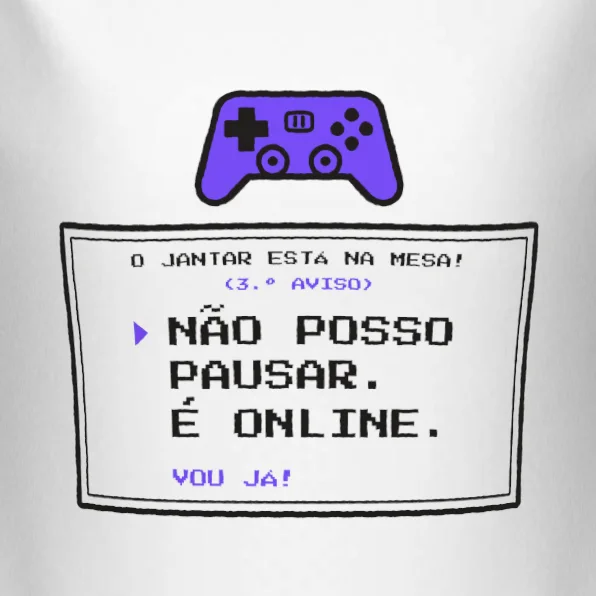 Não Posso Pausar. É Online.