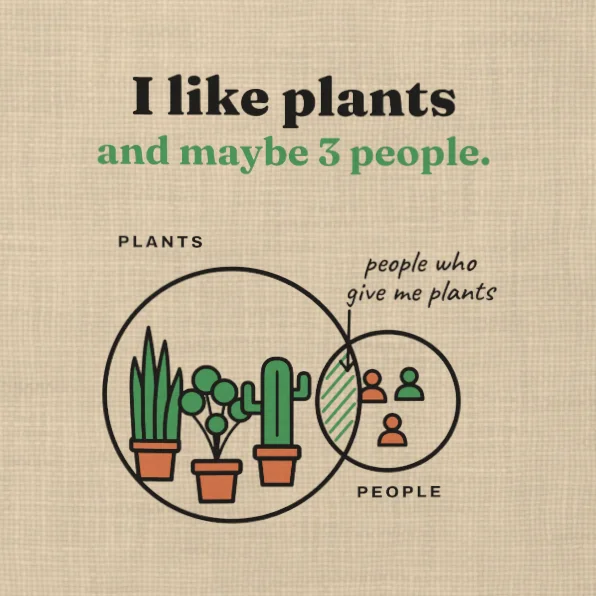 I Like Plants and Maybe 3 People