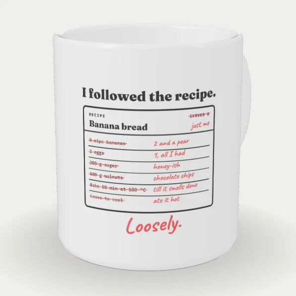 I Followed the Recipe