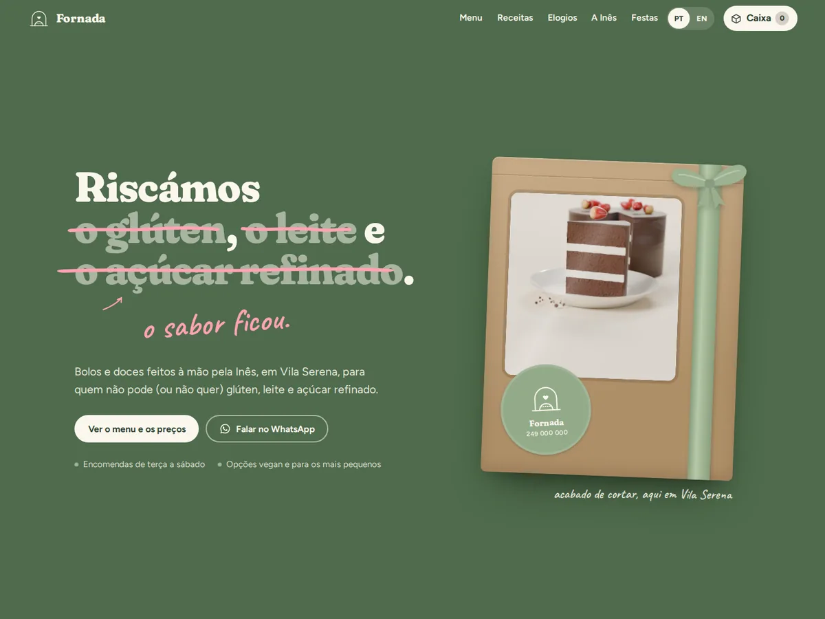 Fornada — website preview