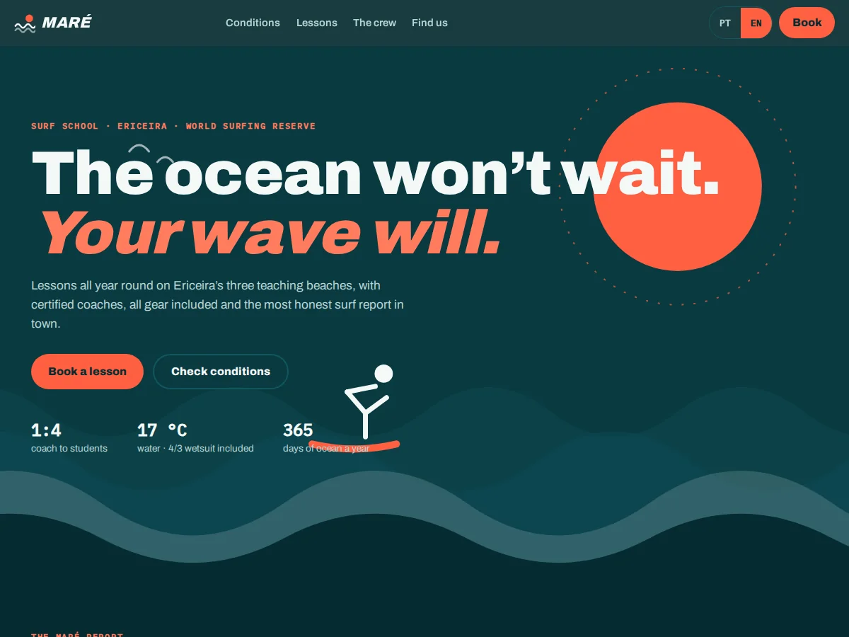 Maré — website preview