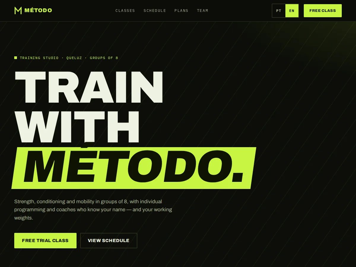MÉTODO — website preview