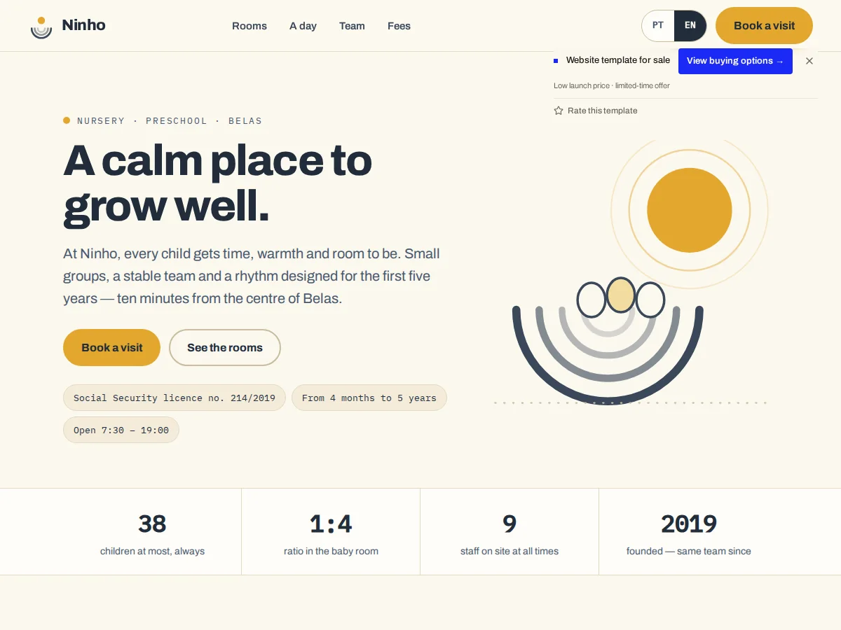 Ninho — website preview