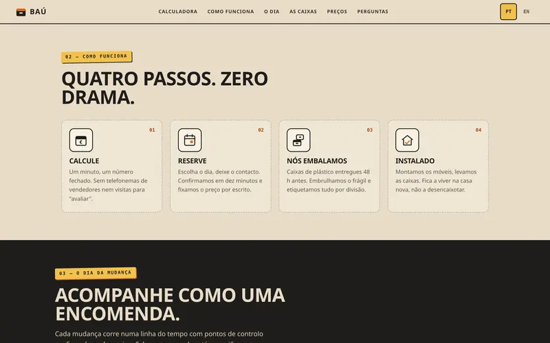 Como funciona, em quatro passos.
