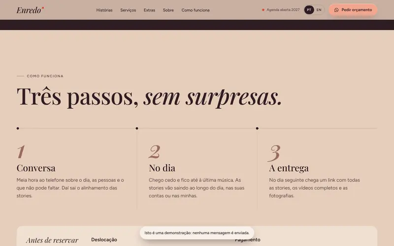 Como funciona, do primeiro contacto às stories.