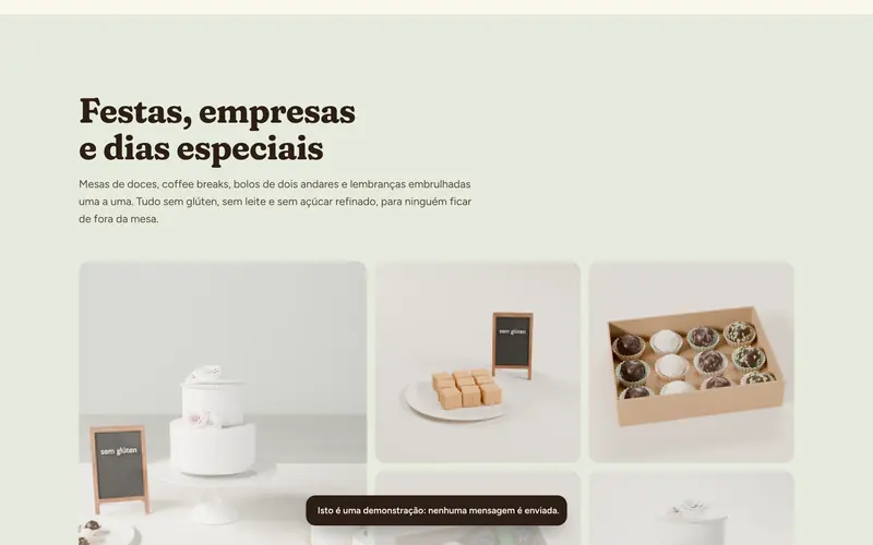 Festas: um pedido de orçamento para a mesa toda.