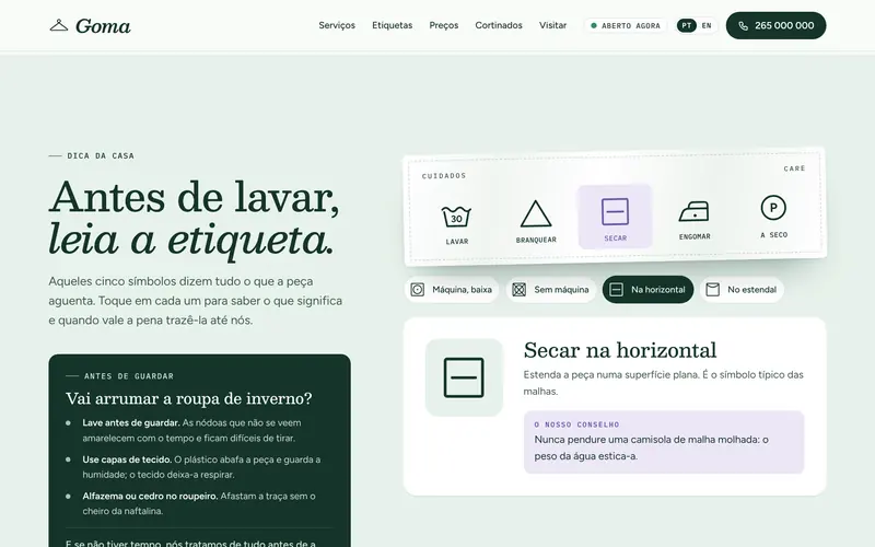 A etiqueta: cinco símbolos, as variantes e o que significam.