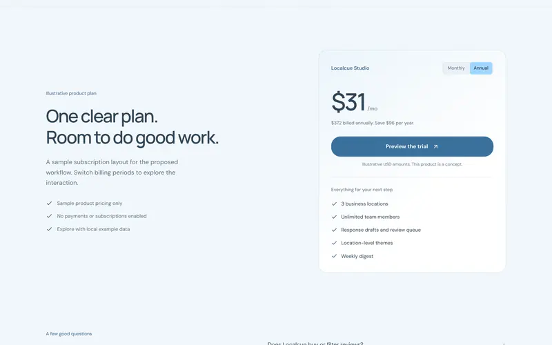 O plano: mensal ou anual, com a poupança calculada.