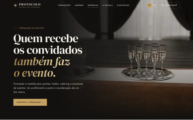 Formação de equipas: a abertura.
