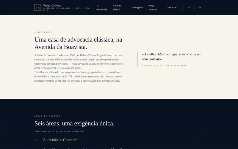 A sociedade: a história, o modo de trabalhar e uma citação.